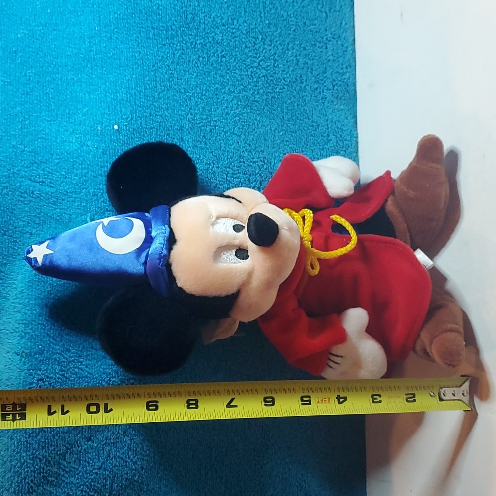 Mickey Mouse Plush, Authentic Disneyland Resort Mickey Sorcerer Plush 12" - Picture 10 of 10